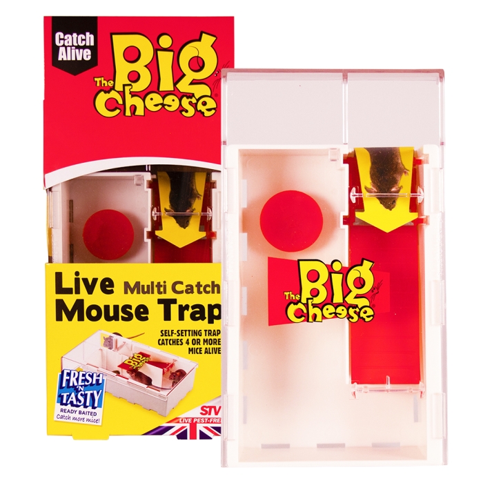 Multi Catch Metal Mouse Trap - Easily Catch 10+ Mice