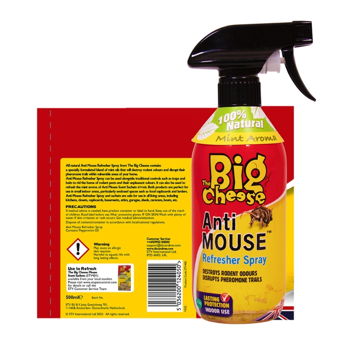 Anti Mouse Refresher Spray - 500ml RTU