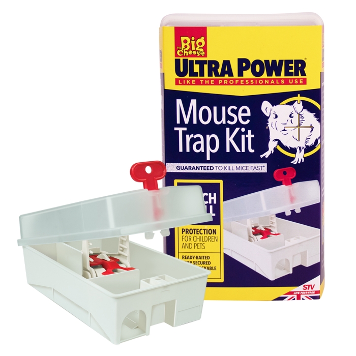 Big Cheese Baited Mouse Traps Twin Pack