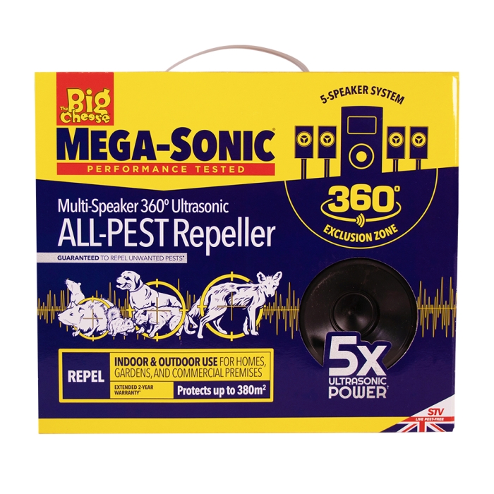 Mega-Sonic® Multi-luidspreker ALL-PEST Repeller
