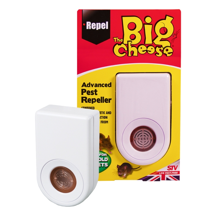 The Big Cheese Mega-Sonic Twin-Speaker Ultrasonic Pest Repeller