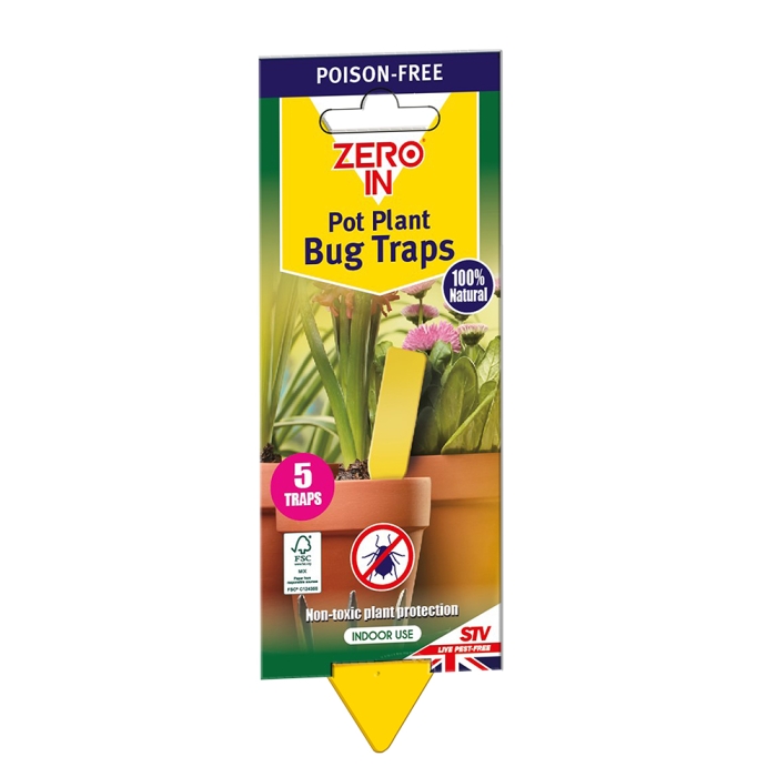Pot Plant Bug Trap - 5-Pack