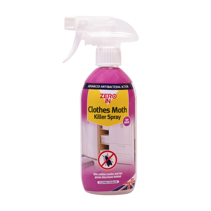 Moth Stop Carpet & Fabric Moth Killer Spray 500ml