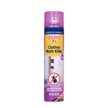Zero In Clothes Moth Killer - 300ml Aerosol