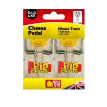 Cheese Pedal Mouse Traps -Twinpack. FSC®