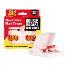 Quick Click Rat Traps - 2 Pack