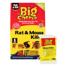 Rat & Mouse Killer Grain Bait Sachet - 25g x 6