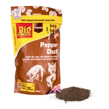The Big Cheese Pepper Dust 400g - Prevents Pets & Widlife from Digging/Fouling