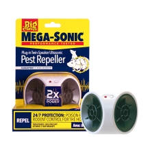 Ultra Power Mega-Sonic® Plug-In Twin-Speaker Ultrasonic Pest Repeller