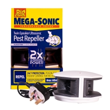 Mega-Sonic® Twin-Speaker Pest Repeller
