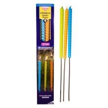 Citronella Garden Flares - 12 Pack - Beach Party Assorted Colours