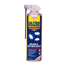 Bed Bug & Dustmite Killer - 500ml Dual Action Aerosol