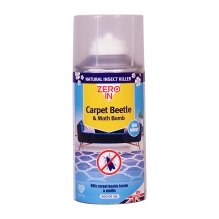 Carpet Beetle & Moth Killer Bomb - 150ml One-Shot Aerosol