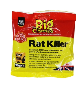 Rat Killer Grain Bait Sachet - 150g