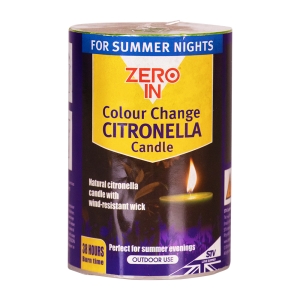 Citronella Colour-Change Pillar Candle