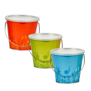 Citronella Candle Bucket - Beach Party - Assorted Colours