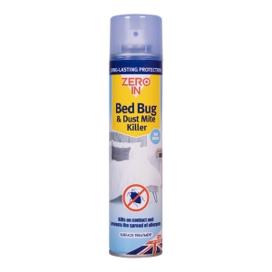 Zero In Bed Bug & Dust Mite Killer - 300ml Aerosol 