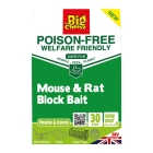 Mouse & Rat Block Bait Poison Free 30 x 10g