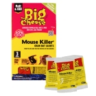 The Big Cheese Mouse Killer² Grain Bait Sachets - 3x25g - Fast Acting