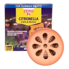 Citronella Terracotta Burner & Coil - 6-Pack