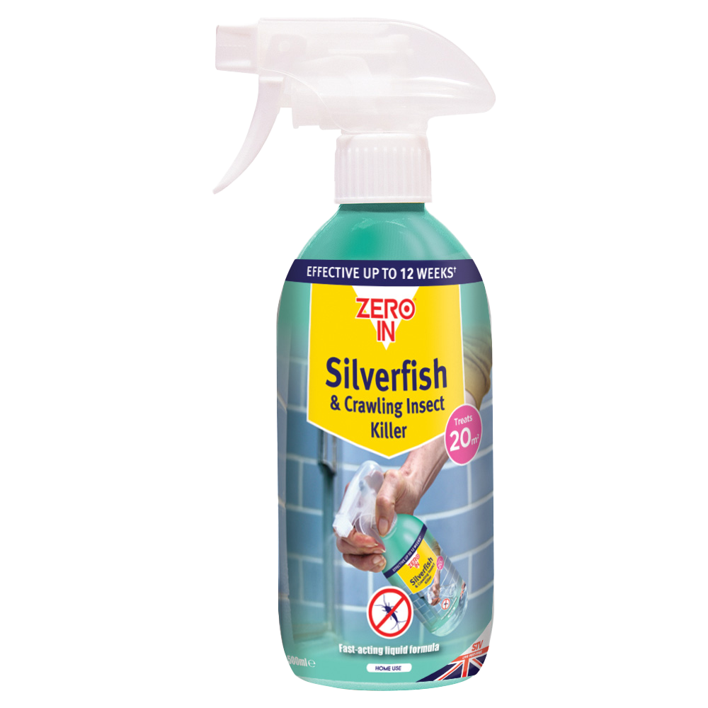 Zero In Silverfish & Crawling Insect Killer - 500ml