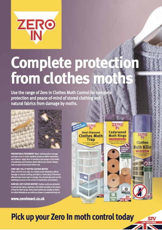 STV International Zero In Clothes Moth Poster